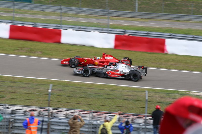 Alonso (1) & Massa (2) after the race
