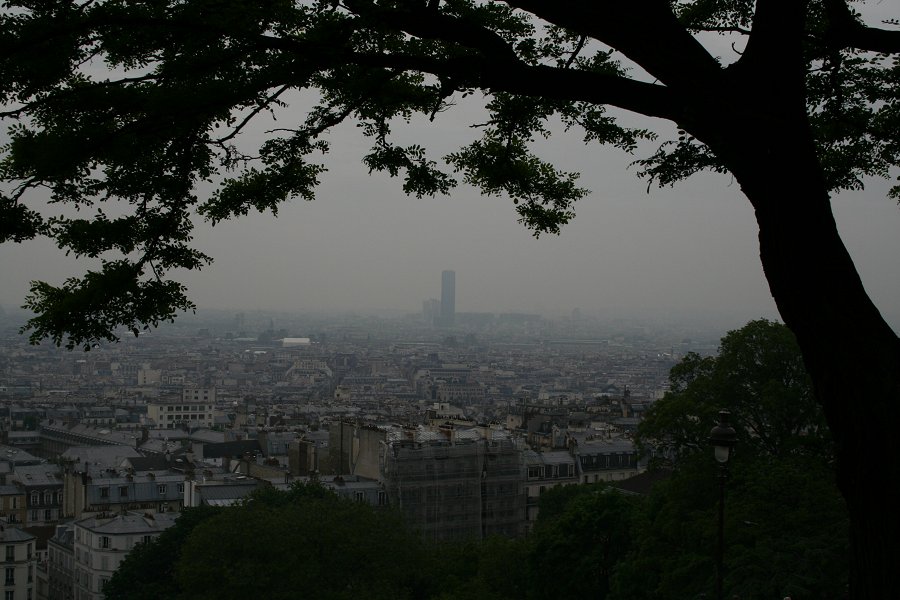 Sacr Coeur, zicht op Montparnasse